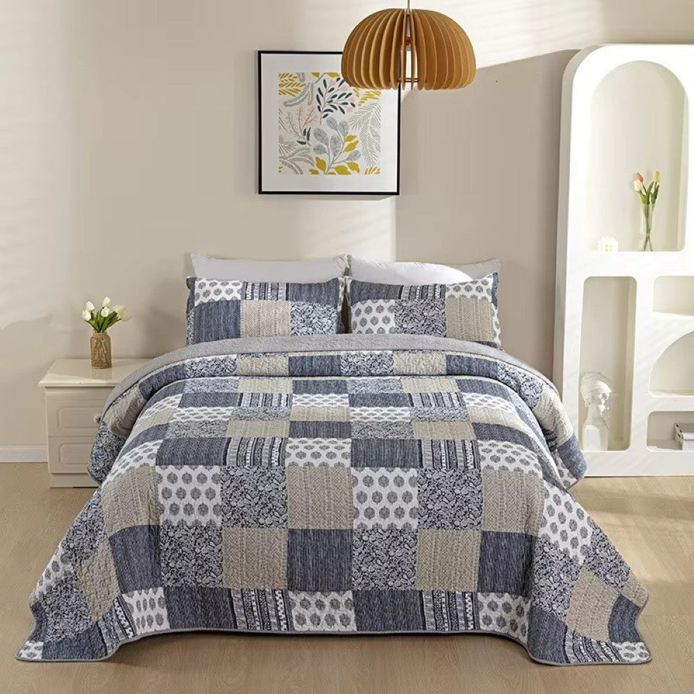 Plaid Patchwork Coverlet