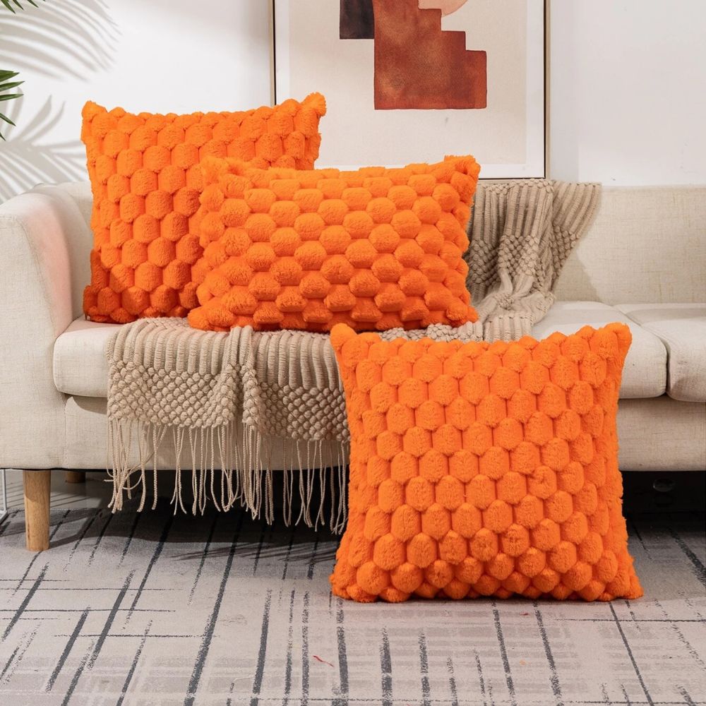 Plush Marshmallow Cushion Cover