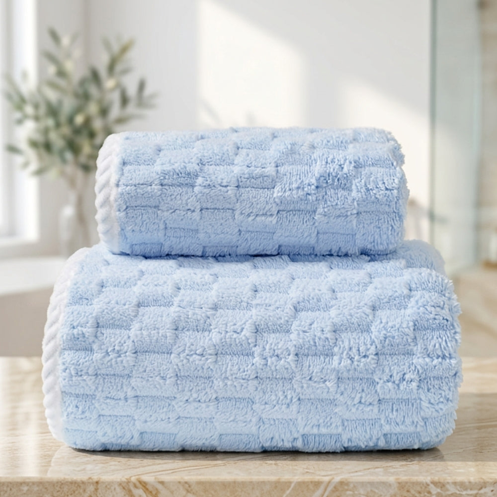 Pure Soft Fleece Towels - 2pc Set