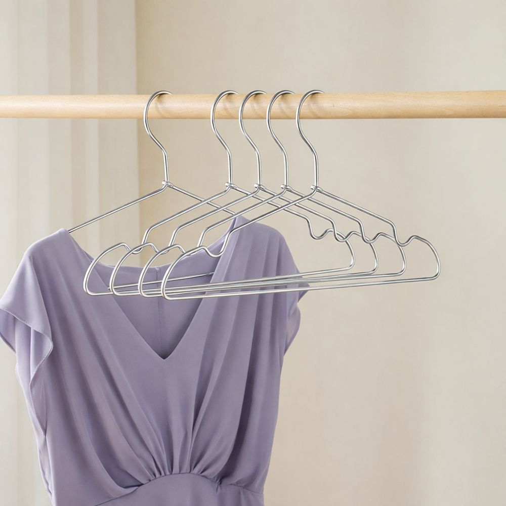 SlimLine Aluminium Clothes Hangers | 12pcs Set
