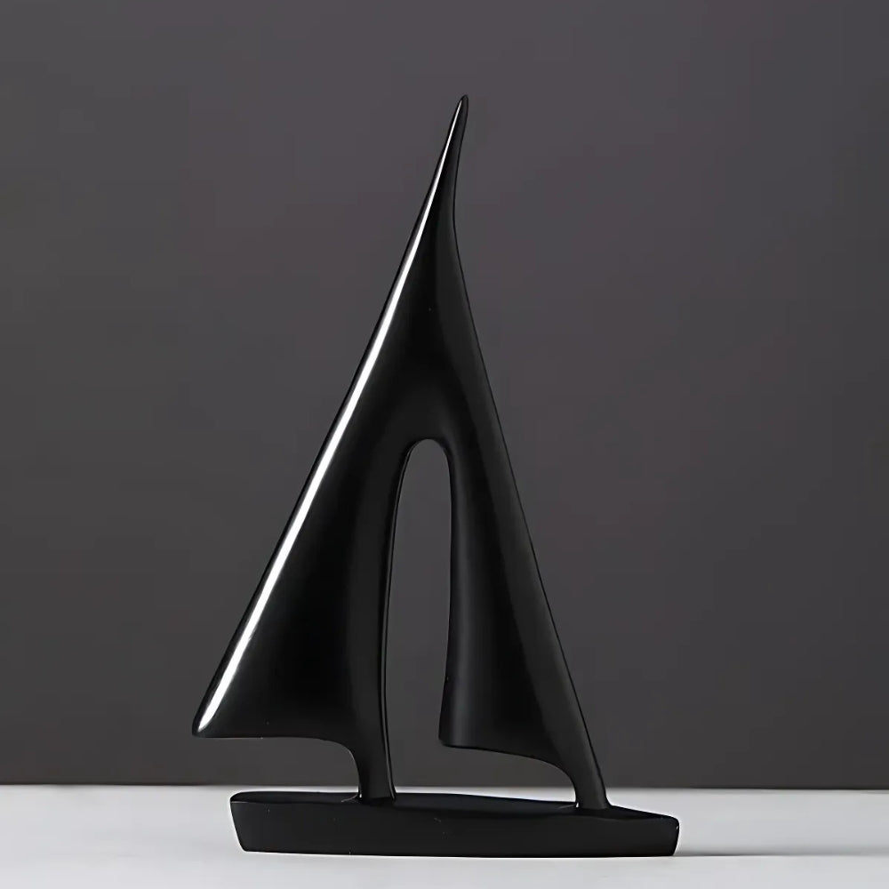 Minimalist Sailboat Inspired Table Decor Pair