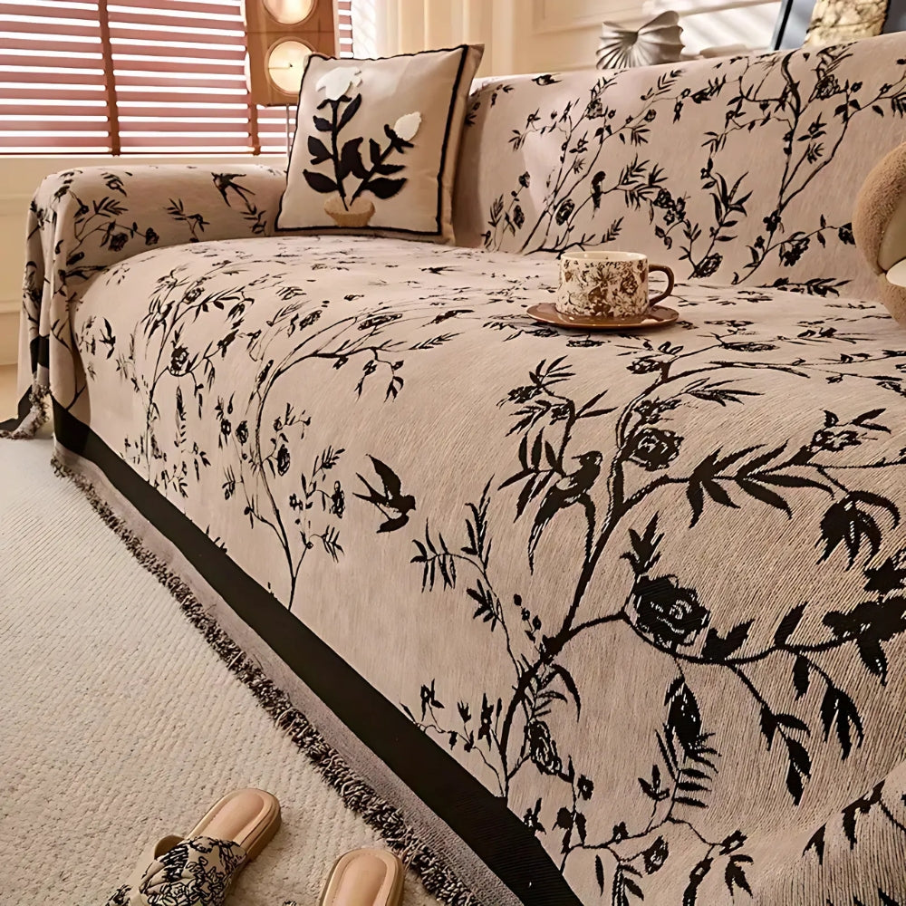 Ormel Elegant Chenille Couch Cover