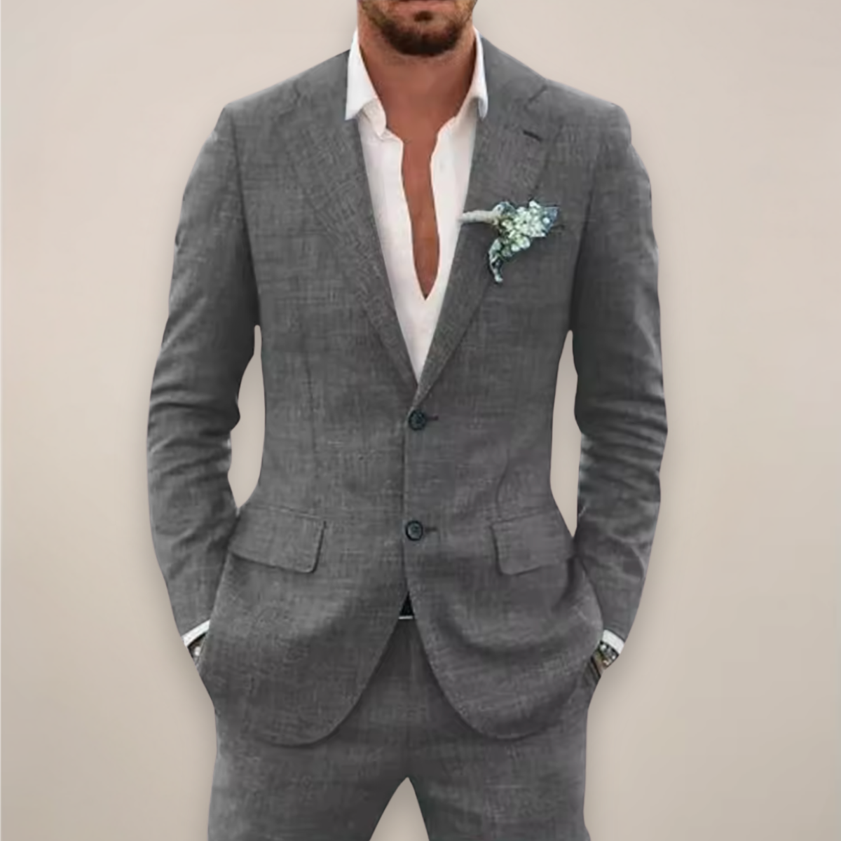 Freddie | Men's Suit Notch Lapel Tailored Set
